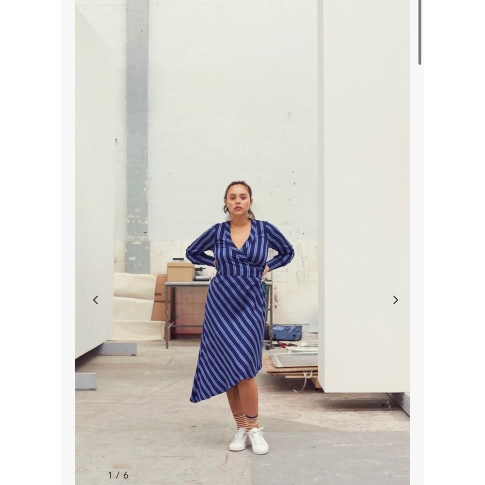 Mads Norgaard Duo Viscosa Durella Wrap Dress